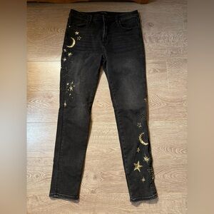 Embroidered DRIFTWOOD Jeans